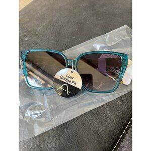 Foster Grant Low Bridge Fit  Blue + ANIMAL PRINT Styles For Y.O.U. Sunglasses